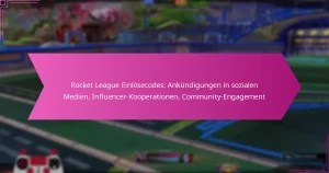 Read more about the article Rocket League Einlösecodes: Ankündigungen in sozialen Medien, Influencer-Kooperationen, Community-Engagement