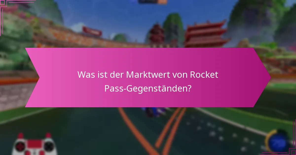 Wie können Spieler Rocket Pass-Gegenstände tauschen?